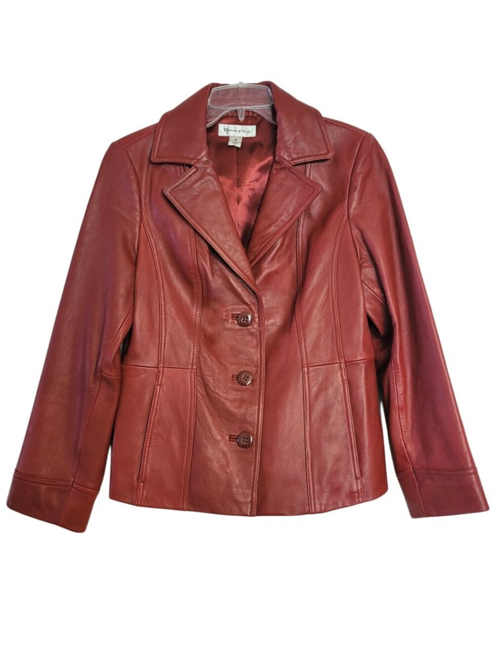 Preston & York Genuine Lamb Leather Blazer Jacket